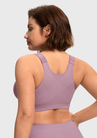 AlignFit Front Closure Posture Corrector Wireless Minimizer Full Coverage Bra - HSIA
