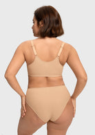 HSIA Anemone Unlined Plus Size Front Closure 3/4 Cup Underwire Back Support Bra Lace Trim for Sculpted Lift Womenswear - HSIA