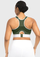 HSIA FlexCore High Impact Racerback Sports Bra Adjustable Support Full Coverage Fit - HSIA