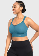 HSIA FlexCore High Impact Racerback Sports Bra Adjustable Support Full Coverage Fit - HSIA