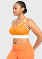 HSIA FlexCore High Impact Racerback Sports Bra Adjustable Support Full Coverage Fit - HSIA