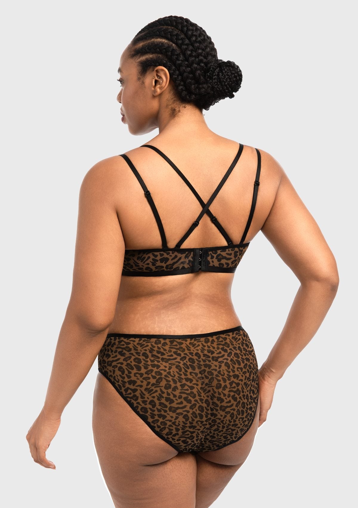 Lyra Sheer Mesh Multi-Way Unlined Balconette Bra - HSIA