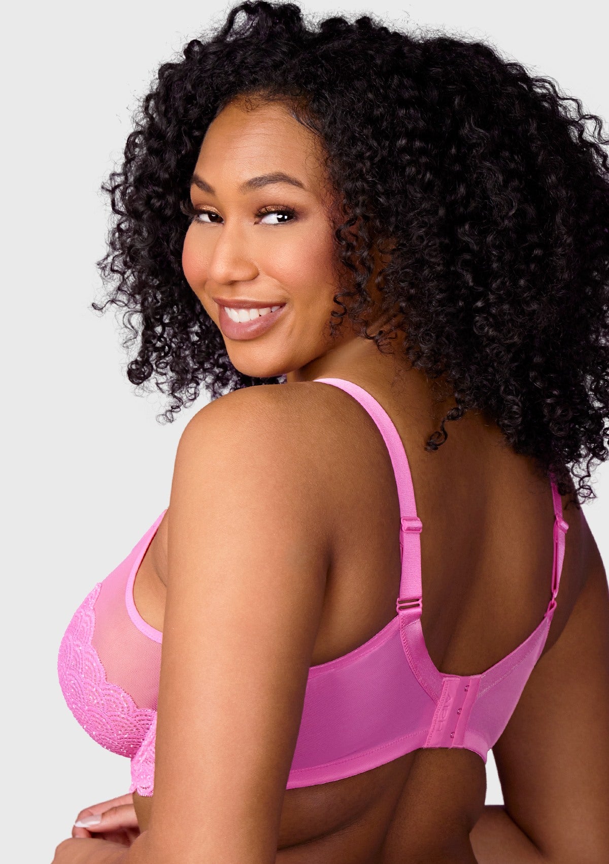 Mermaid Scales Lace Unlined Bra - HSIA