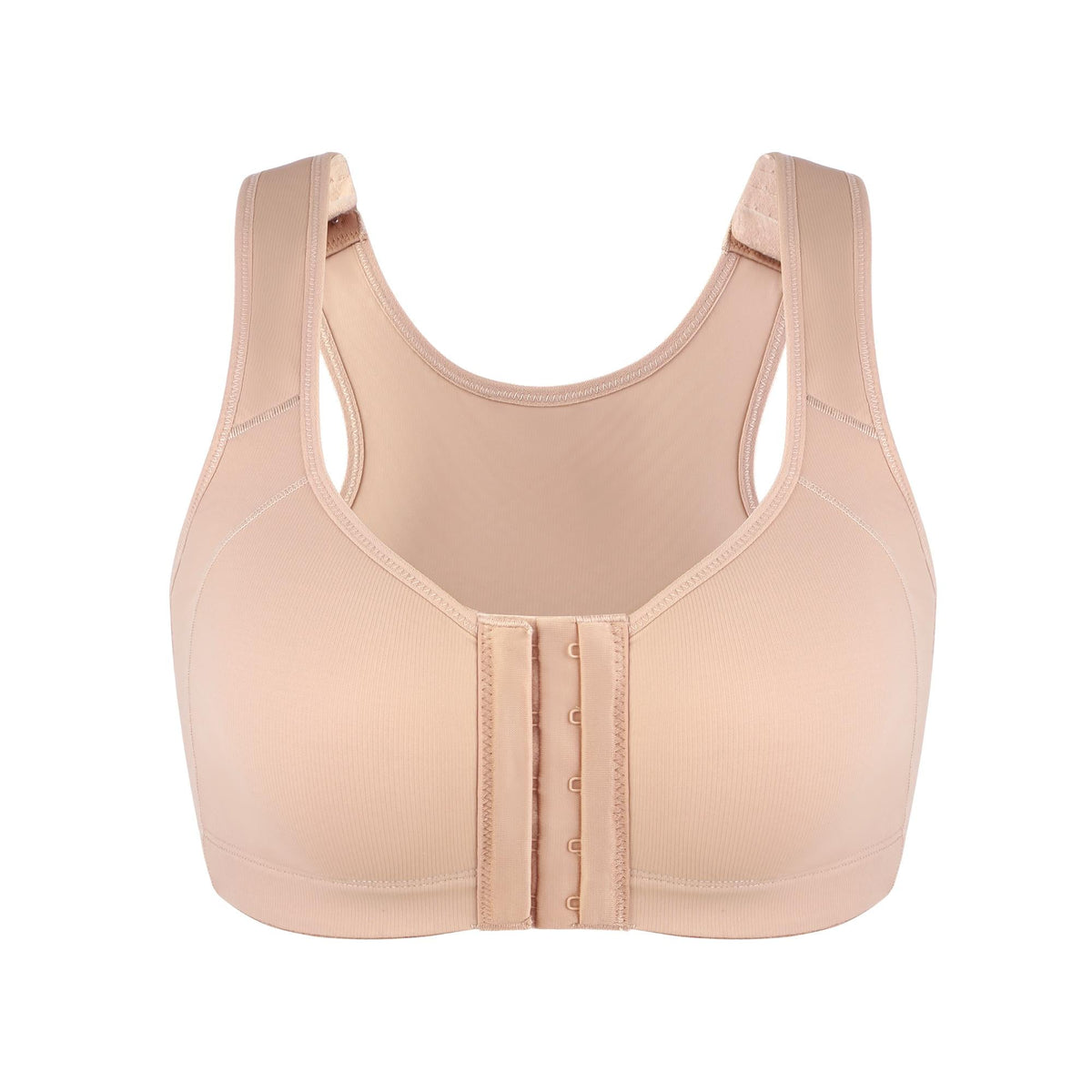 AlignFit Front Closure Posture Corrector Wireless Minimizer Full Coverage Bra - HSIA