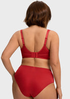 Starry Night Lightly Lined Lightly Padded Plus Size Balconette Bra - HSIA