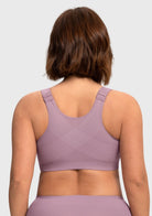 AlignFit Front Closure Posture Corrector Wireless Minimizer Full Coverage Bra - HSIA