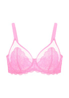 Mermaid Scales Lace Unlined Bra - HSIA