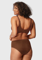 Starry Night Lightly Lined Lightly Padded Plus Size Balconette Bra - HSIA