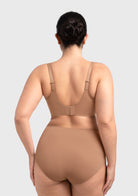 HSIA Auri Seamless Lace Support Bra Full Coverage Underwire Comfort Fit - HSIA