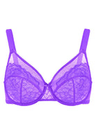 Enchante Unlined Non-padded Lace Underwire Bra - HSIA