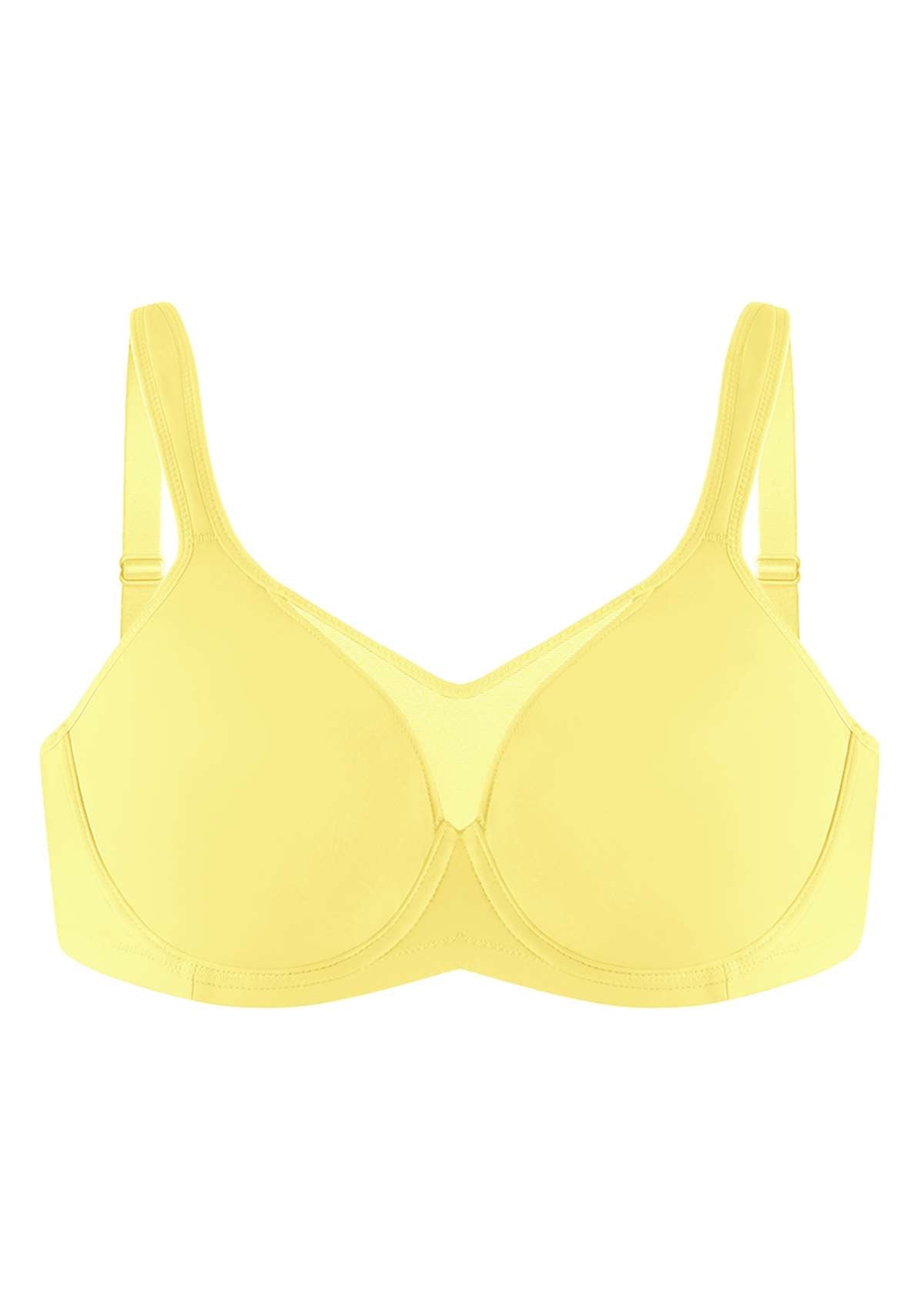CoolComfort Smoothing Full Coverage Unlined Underwire Minimizer Bra - HSIA