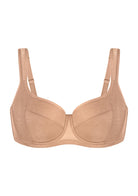 Starry Night Lightly Lined Lightly Padded Plus Size Balconette Bra - HSIA