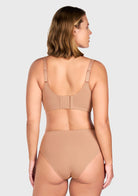 CoolComfort Smoothing Unlined Minimizer Underwire Bra - HSIA
