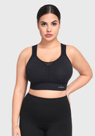 HSIA FlexCore High Impact Racerback Sports Bra Adjustable Support Full Coverage Fit - HSIA