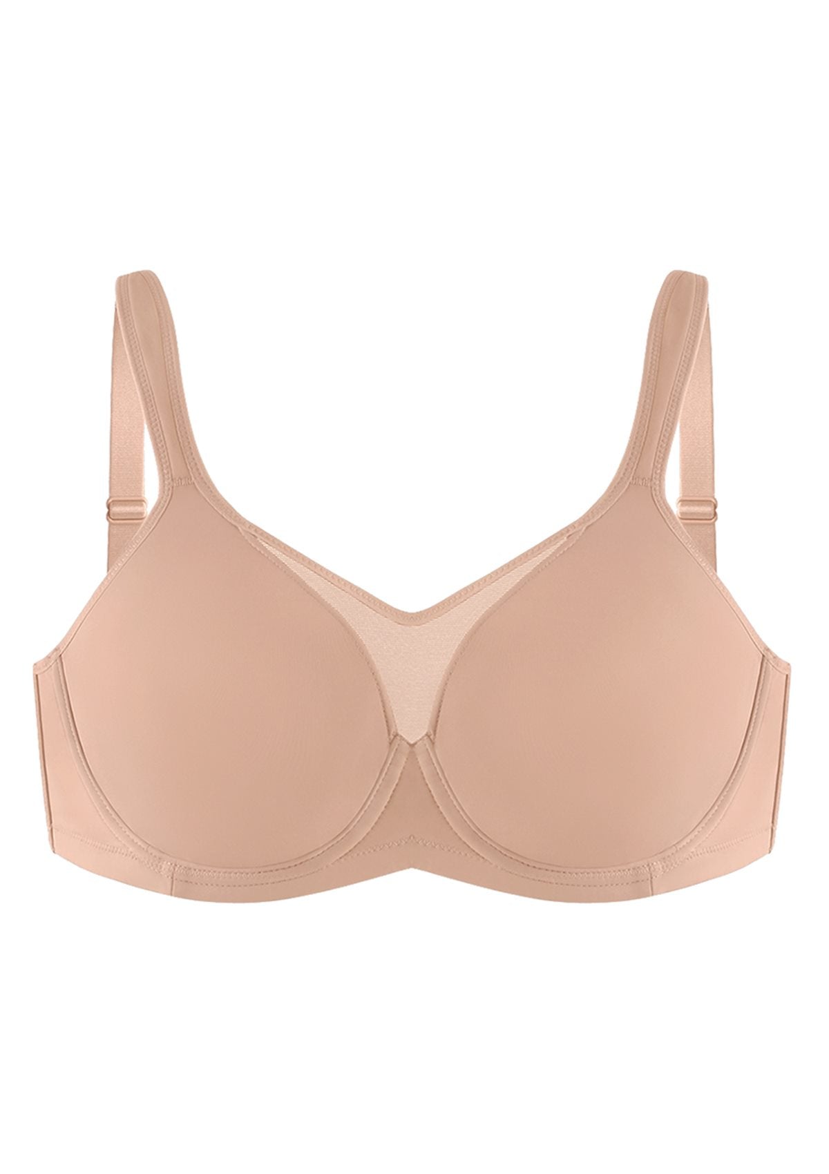 CoolComfort Smoothing Unlined Minimizer Underwire Bra - HSIA