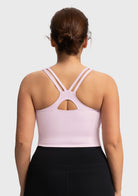 HSIA AirBalance Wirefree Lightly Padded Medium Support Breathable Sports Bra - HSIA