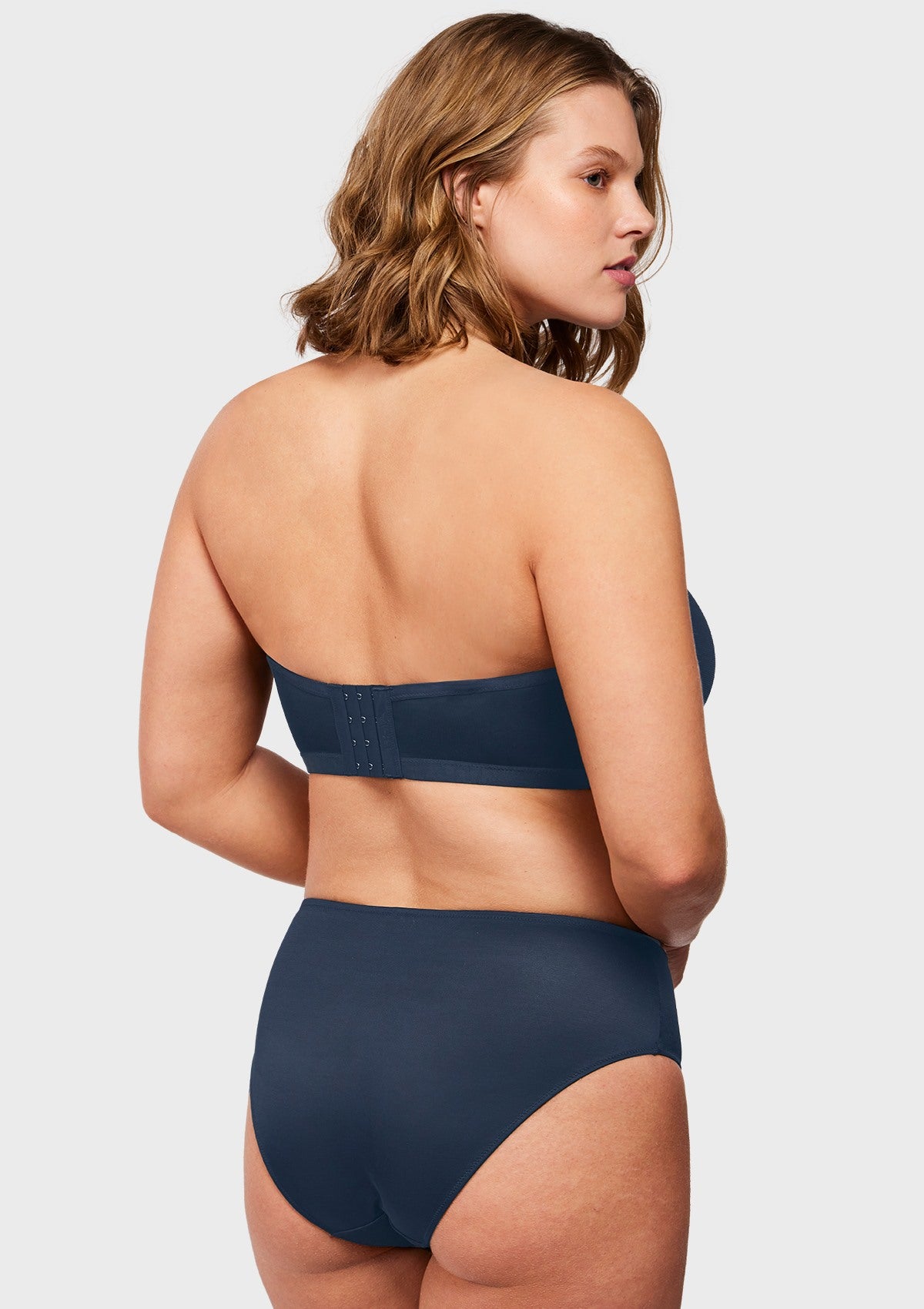 Bella Sheer Mesh Unlined Underwire Strapless Balconette Bra - HSIA