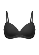 Comfortable Wireless Push Up Plunge Bra with Padded V Lift - HSIA