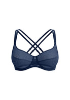 Lyra Sheer Mesh Multi-Way Unlined Balconette Bra - HSIA