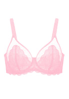 Mermaid Scales Lace Unlined Bra - HSIA