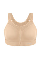 HSIA PowerMove High Support Zip Front Sports Bra Wireless No Bounce Adjustable Wide Straps - HSIA