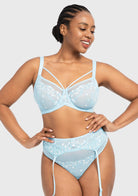 HSIA Renna Holiday Edit Embroidery Pink Lace Underwire Bra - HSIA