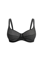 Lyra Sheer Mesh Multi-Way Unlined Balconette Bra - HSIA