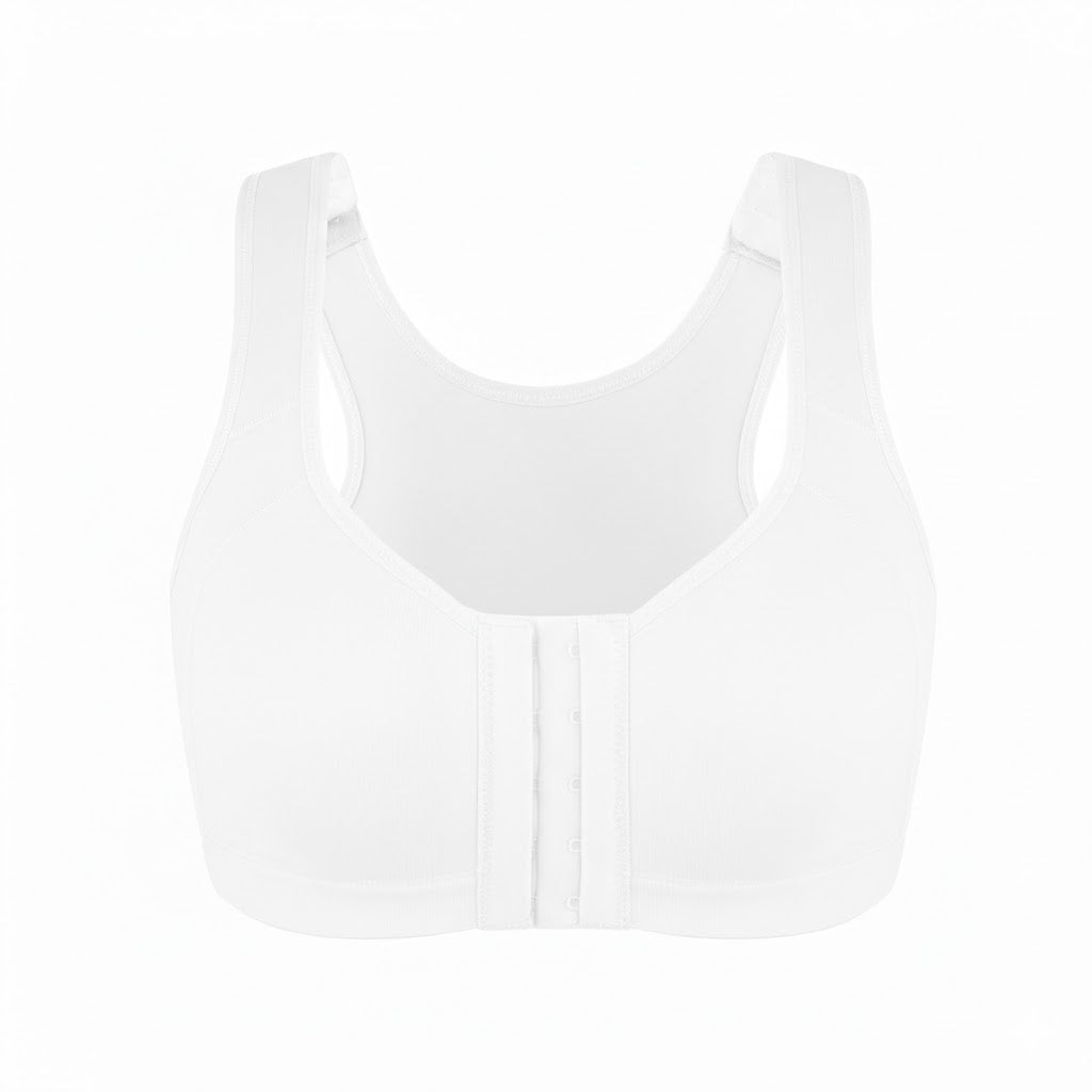 AlignFit Front Closure Posture Corrector Wireless Minimizer Full Coverage Bra - HSIA