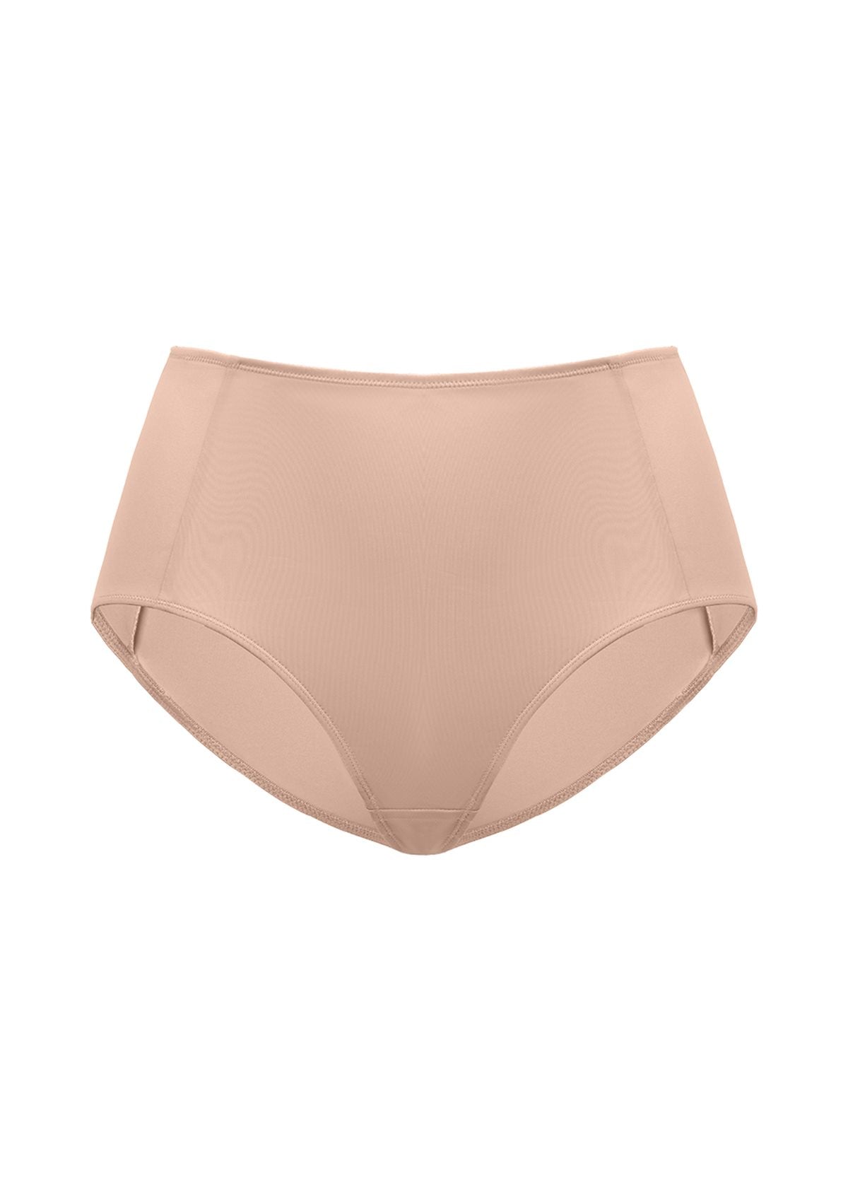 White background product shot of the Rosy Blush HSIA CoolComfort seamless panty, showcasing the flawless no-show finish and breathable 100% cotton gusset.