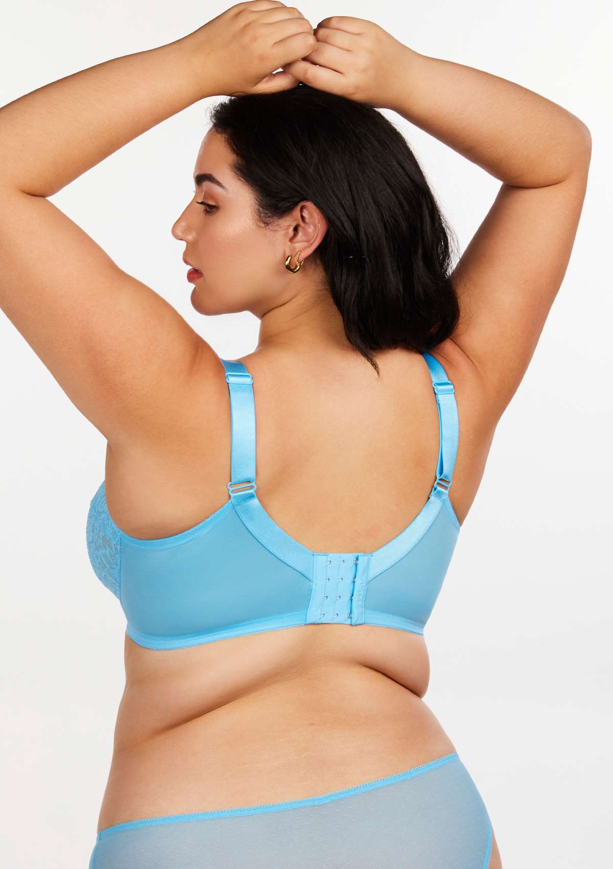 (Cardi B recommends)Enchante Capri Blue Lace Underwire Bra - HSIA