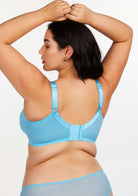 (Cardi B recommends)Enchante Capri Blue Lace Underwire Bra - HSIA