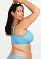(Cardi B recommends)Enchante Capri Blue Lace Underwire Bra - HSIA