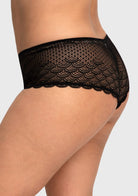 Mermaid Scales High Waist Lace Boyshort Panty - HSIA