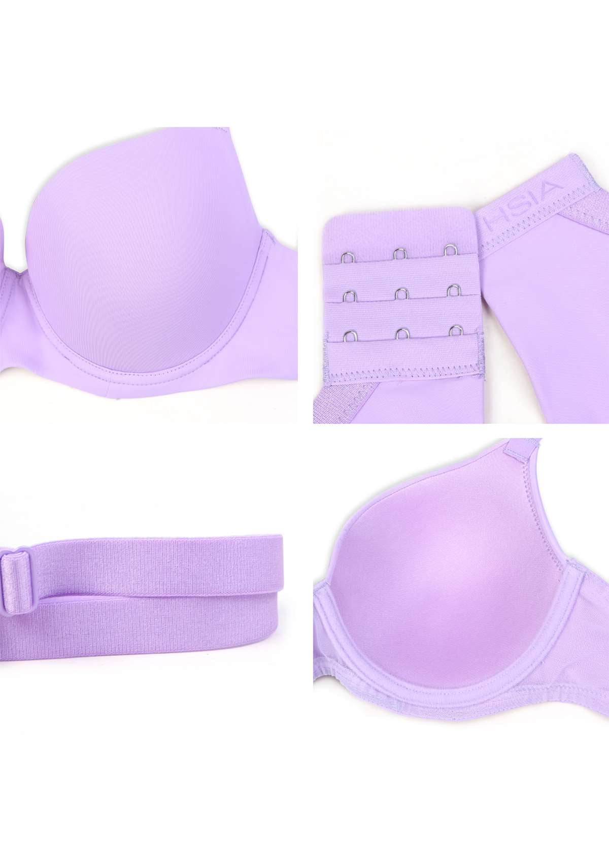 Gemma Smooth Lightly Padded Underwire T-shirt Bra - HSIA