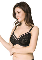 Jessamine Contrast Color Lace Underwire Bra Bundle - HSIA