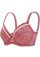 Jessamine Contrast Color Lace Underwire Bra Bundle - HSIA