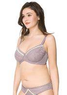 Jessamine Contrast Color Lace Underwire Bra Bundle - HSIA