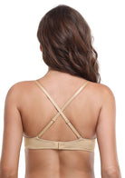 HSIA Deep U Plunge Push Up Low Back Wireless Bra - HSIA