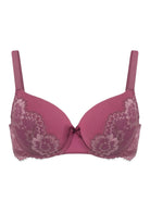 Lovelush Flower Trim Padded Underwire Bra Bundle - HSIA