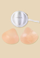 HSIA Reusable Beige Invisible Breast-Lifting Silicone Pasties 2 Pack - HSIA