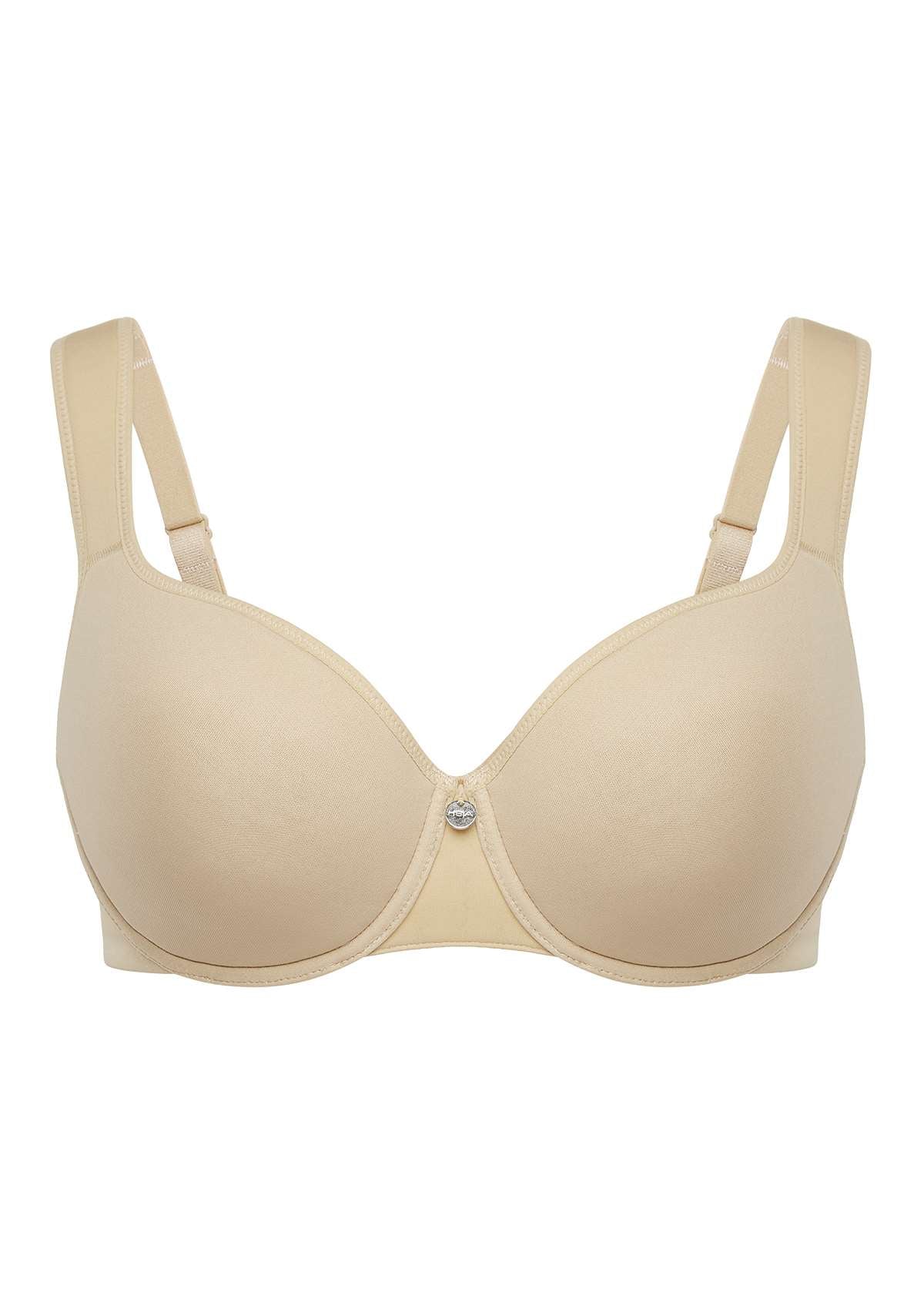 Patricia T-shirt Beige Lightly Padded Underwire Minimizer Bra - HSIA