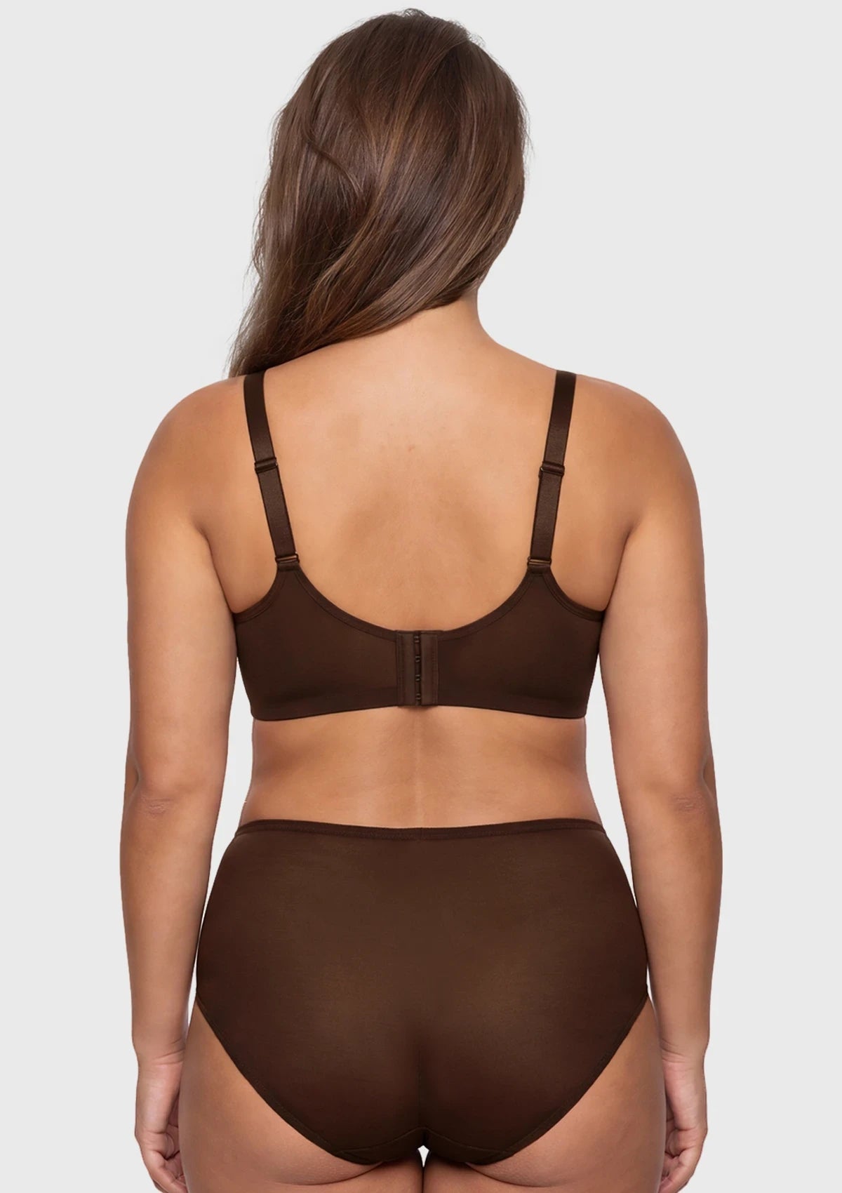 HSIA Square Neckline Half Cup Full-Bust Bra Double Layer Padded 3D Curved Cups Wide Pressure-Relief Straps Breathable Mesh Side Support Smooth Seamless ¨C HSIA