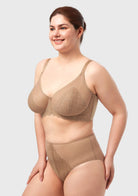 Mermaid Scales Lace Unlined Bra - HSIA
