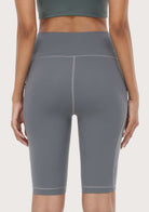 LEAPX Fluent High-Waist Sports Bike Shorts - HSIA