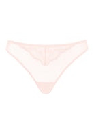 Enchante Floral Lace Sheer Mesh Back Thong Undewear - HSIA