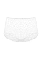 Mermaid Scales High Waist Lace Boyshort Panty - HSIA
