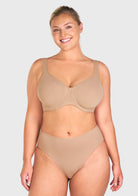 (Cardi B recommends)Joan Ultimate Soft T-shirt Unlined Minimizer Bra - HSIA