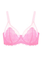 Mermaid Scales Lace Unlined Bra - HSIA
