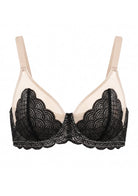 Mermaid Scales Lace Unlined Bra - HSIA