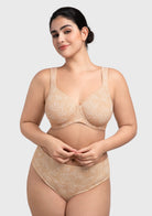 (Cardi B recommends)Joan Ultimate Soft T-shirt Unlined Minimizer Bra - HSIA